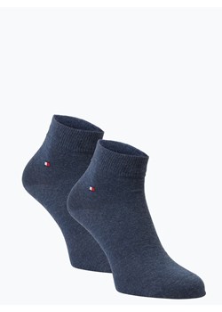 Tommy Hilfiger Skarpety pakowane po 2 szt. Mężczyźni Bawełna indygo jednolity ze sklepu vangraaf w kategorii Skarpetki męskie - zdjęcie 134377648