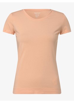 Marie Lund T-shirt damski Kobiety Bawełna morelowy jednolity ze sklepu vangraaf w kategorii Bluzki damskie - zdjęcie 134377808