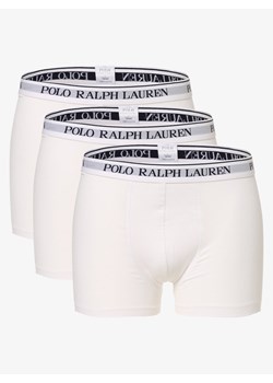 Polo Ralph Lauren Obcisłe bokserki pakowane po 3 szt. Mężczyźni Bawełna biały jednolity ze sklepu vangraaf w kategorii Majtki męskie - zdjęcie 134377835