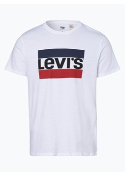Levi's T-shirt męski Mężczyźni Dżersej biały nadruk ze sklepu vangraaf w kategorii T-shirty męskie - zdjęcie 134377889