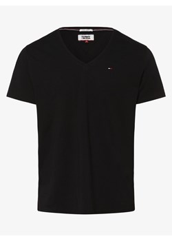 Tommy Jeans - T-shirt męski, czarny ze sklepu vangraaf w kategorii T-shirty męskie - zdjęcie 134377918
