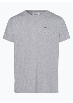 Tommy Jeans T-shirt męski Mężczyźni Bawełna szary jednolity ze sklepu vangraaf w kategorii T-shirty męskie - zdjęcie 134377959