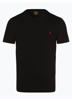 Polo Ralph Lauren T-shirt męski Mężczyźni Bawełna czarny jednolity ze sklepu vangraaf w kategorii T-shirty męskie - zdjęcie 134378066