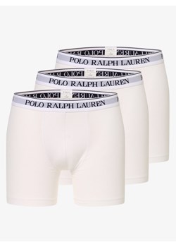 Polo Ralph Lauren Obcisłe bokserki pakowane po 3 szt. Mężczyźni Bawełna biały jednolity ze sklepu vangraaf w kategorii Majtki męskie - zdjęcie 134378077