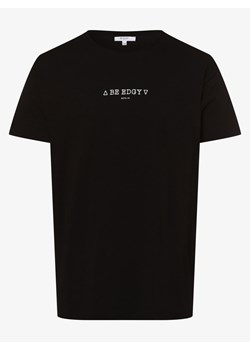 T-shirt męski BE EDGY czarny z krótkimi rękawami 