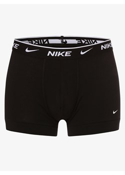 Nike Obcisłe bokserki pakowane po 3 szt. Mężczyźni Bawełna czarny jednolity ze sklepu vangraaf w kategorii Majtki męskie - zdjęcie 134378727