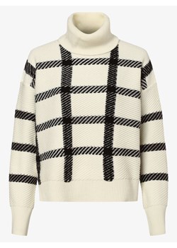 Opus Sweter damski Kobiety Sztuczne włókno écru w kratkę ze sklepu vangraaf w kategorii Swetry damskie - zdjęcie 134378927