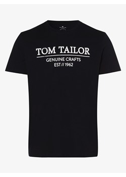 Tom Tailor T-shirt męski Mężczyźni Bawełna granatowy nadruk ze sklepu vangraaf w kategorii T-shirty męskie - zdjęcie 134379035