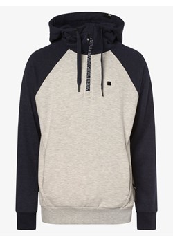 alife and kickin Męska bluza z kapturem Mężczyźni granatowy jednolity ze sklepu vangraaf w kategorii Bluzy męskie - zdjęcie 134379428