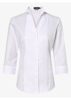 Franco Callegari - Bluzka damska – łatwa w prasowaniu, biały ze sklepu vangraaf w kategorii Koszule damskie - zdjęcie 134380317