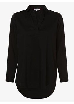Marie Lund Bluzka damska Kobiety Bawełna czarny jednolity ze sklepu vangraaf w kategorii Koszule damskie - zdjęcie 134380358