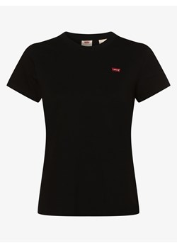 Levi's T-shirt damski Kobiety Bawełna czarny jednolity ze sklepu vangraaf w kategorii Bluzki damskie - zdjęcie 134380539