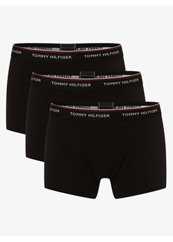 Tommy Hilfiger Obcisłe bokserki pakowane po 3 szt. Mężczyźni Bawełna czarny jednolity ze sklepu vangraaf w kategorii Majtki męskie - zdjęcie 134380579