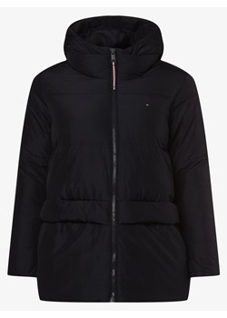 Tommy Hilfiger Curve Damska kurtka pikowana - Curve Kobiety Sztuczne włókno granatowy jednolity ze sklepu vangraaf w kategorii Kurtki damskie - zdjęcie 134381026
