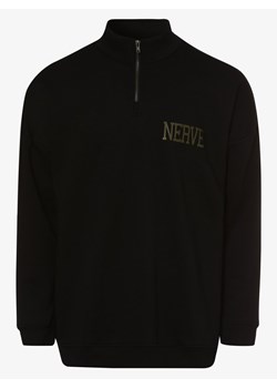 nerve - Męska bluza nierozpinana – NESaint, czarny ze sklepu vangraaf w kategorii Bluzy męskie - zdjęcie 134381587