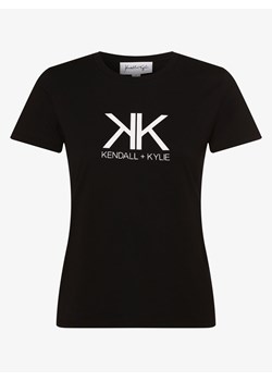 KENDALL + KYLIE - T-shirt damski, czarny ze sklepu vangraaf w kategorii Bluzki damskie - zdjęcie 134381757