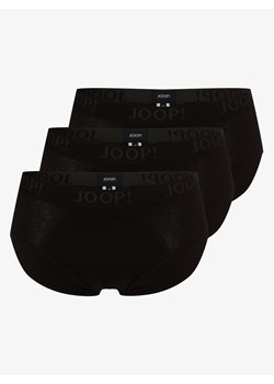 JOOP! Slipy pakowane po 3 szt. Mężczyźni Bawełna czarny jednolity ze sklepu vangraaf w kategorii Majtki męskie - zdjęcie 134382626