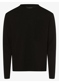 Calvin Klein - Męska koszulka z długim rękawem, czarny ze sklepu vangraaf w kategorii T-shirty męskie - zdjęcie 134382656