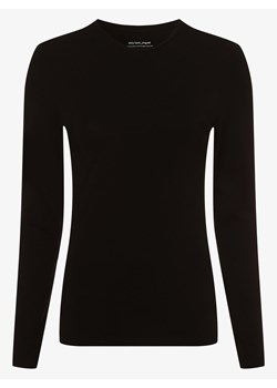 Opus Damska koszulka z długim rękawem Kobiety Dżersej czarny jednolity ze sklepu vangraaf w kategorii Bluzki damskie - zdjęcie 134382739