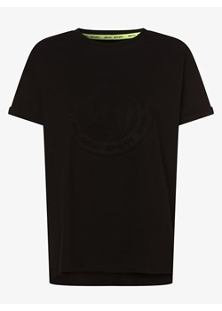 DKNY T-shirt damski Kobiety Bawełna czarny jednolity ze sklepu vangraaf w kategorii Bluzki damskie - zdjęcie 134382949
