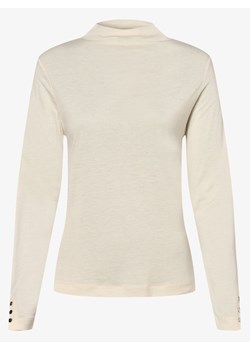 s.Oliver BLACK LABEL Damska koszulka z długim rękawem Kobiety wiskoza écru jednolity ze sklepu vangraaf w kategorii Bluzki damskie - zdjęcie 134383449