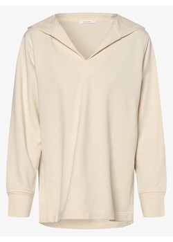 Opus - Damska bluza z kapturem – Gaiko, beżowy|biały ze sklepu vangraaf w kategorii Bluzy damskie - zdjęcie 134384326