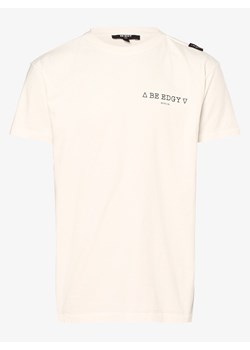 T-shirt męski biały BE EDGY z krótkimi rękawami 