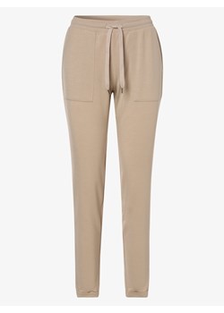 Franco Callegari - Damskie spodnie dresowe, beżowy ze sklepu vangraaf w kategorii Spodnie damskie - zdjęcie 134384479