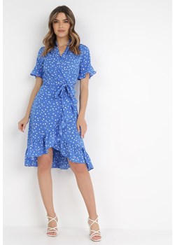 Niebieska Sukienka Irede ze sklepu Born2be Odzież w kategorii Sukienki - zdjęcie 134384895