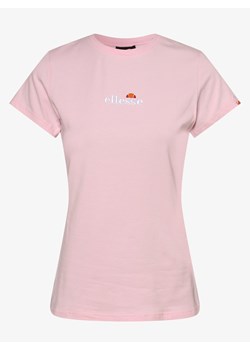 ellesse T-shirt damski Kobiety Bawełna różowy jednolity ze sklepu vangraaf w kategorii Bluzki damskie - zdjęcie 134520287