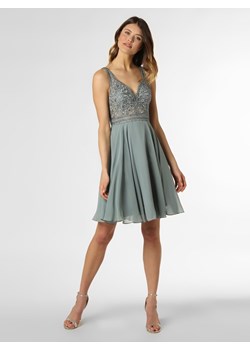 Luxuar Fashion - Damska sukienka wieczorowa, zielony|niebieski ze sklepu vangraaf w kategorii Sukienki - zdjęcie 134655366