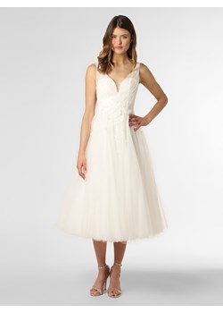 Luxuar Fashion - Damska suknia ślubna, biały ze sklepu vangraaf w kategorii Sukienki - zdjęcie 134655367