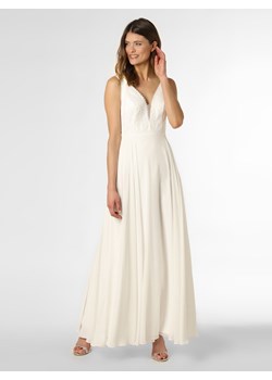 Luxuar Fashion - Damska suknia ślubna, biały ze sklepu vangraaf w kategorii Sukienki - zdjęcie 134655368