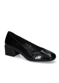 Czółenka Sergio Leone PB117 Czarne PAT ze sklepu Arturo-obuwie w kategorii Czółenka - zdjęcie 134663587