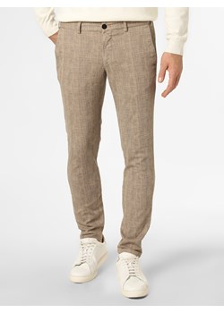 Hiltl - Spodnie męskie – Thiago, beżowy ze sklepu vangraaf w kategorii Spodnie męskie - zdjęcie 134721425