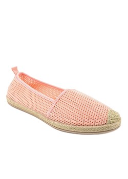 Różowe tenisówki z koronki JX55P ze sklepu ButyModne.pl w kategorii Espadryle damskie - zdjęcie 134775839