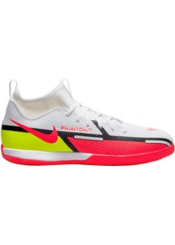 Buty halowe Nike Phantom GT2 Academy Df Ic Jr DC0815-167 białe białe ze sklepu ButyModne.pl w kategorii Buty sportowe dziecięce - zdjęcie 134800429
