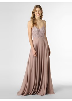 Luxuar Fashion Damska sukienka wieczorowa Kobiety Szyfon brudny róż jednolity ze sklepu vangraaf w kategorii Sukienki - zdjęcie 134819375