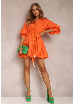 Pomarańczowa Sukienka Appomene ze sklepu Renee odzież w kategorii Sukienki - zdjęcie 134819528