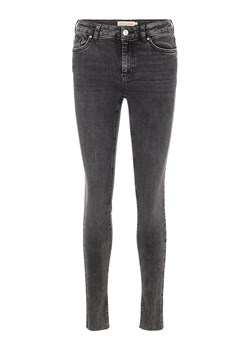Dżinsy "Pcdelly" - Skinny fit - w kolorze ciemnoszarym ze sklepu Limango Polska w kategorii Jeansy damskie - zdjęcie 134910847