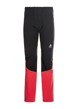 Spodnie "Engvik" w kolorze czarno-czerwonym do biegania ze sklepu Limango Polska w kategorii Spodnie damskie - zdjęcie 134912537
