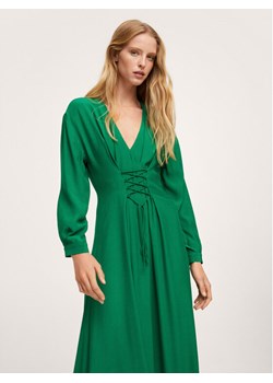 Mango Sukienka koktajlowa Crosser 17043788 Zielony Regular Fit