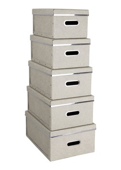 Bigso Box of Sweden zestaw pudełek do przechowywania Joachim (5-pack) ze sklepu ANSWEAR.com w kategorii Pudełka i pojemniki - zdjęcie 134985515