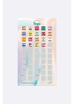 DOIY plakat zdrapka 50 Day Yoga Challenge ze sklepu ANSWEAR.com w kategorii Plakaty - zdjęcie 134985756