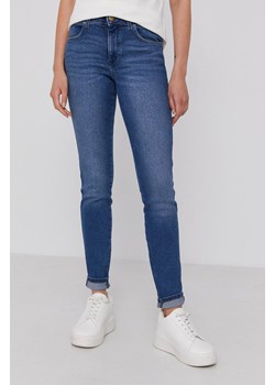 Wrangler jeansy Skinny Airblue damskie medium waist ze sklepu ANSWEAR.com w kategorii Jeansy damskie - zdjęcie 135024747