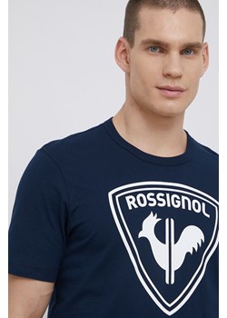 Rossignol t-shirt bawełniany kolor granatowy z nadrukiem ze sklepu ANSWEAR.com w kategorii T-shirty męskie - zdjęcie 135028837