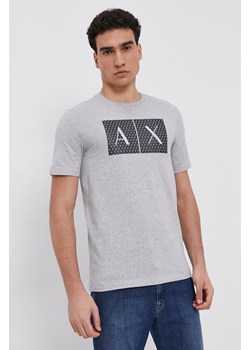 T-shirt męski Armani Exchange z dzianiny z krótkim rękawem 