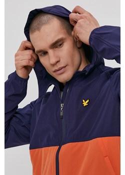 Lyle &amp; Scott Kurtka męska kolor granatowy przejściowa ze sklepu ANSWEAR.com w kategorii Kurtki męskie - zdjęcie 135038755