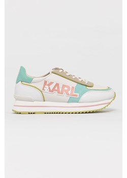 Buty sportowe damskie Karl Lagerfeld skórzane sznurowane 