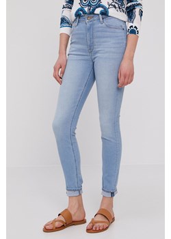 Lee jeansy Scarlett High Bleached Azur damskie high waist ze sklepu ANSWEAR.com w kategorii Jeansy damskie - zdjęcie 135044936